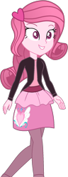Size: 638x1659 | Tagged: safe, artist:muhammad yunus, artist:tanahgrogot, imported from derpibooru, oc, oc only, oc:annisa trihapsari, equestria girls, base used, clothes, equestria girls-ified, female, grin, gritted teeth, heart, not rarity, pink body, pink hair, simple background, smiling, solo, teeth, transparent background, vector