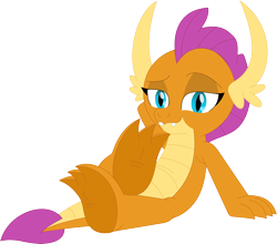 Size: 3548x3126 | Tagged: safe, artist:porygon2z, imported from derpibooru, smolder, dragon, father knows beast, dragoness, female, high res, simple background, solo, stupid sexy smolder, transparent background, vector