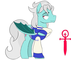 Size: 4500x3800 | Tagged: safe, artist:pencilsparkreignited, imported from derpibooru, oc, oc only, oc:swift eclipse, vampire, bat wings, blue coat, colt, cutie mark, fangs, letterman jacket, male, maroon eyes, multicolored hair, reference sheet, simple background, teenager, transparent background, varsity jacket, visible fangs, wings