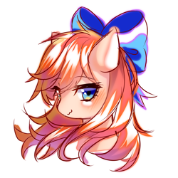 Size: 2000x2000 | Tagged: safe, artist:alus, imported from derpibooru, oc, oc only, oc:火云skyfire, pegasus, pony, cute, eye clipping through hair, female, fluffy, high res, looking at you, mare, ocbetes, pegasus oc, simple background, sketch, smiling, smiling at you, solo, wings