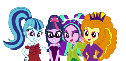 Size: 2704x1305 | Tagged: safe, artist:bigpurplemuppet99, imported from derpibooru, adagio dazzle, aria blaze, sci-twi, sonata dusk, twilight sparkle, equestria girls, the dazzlings