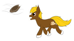 Size: 4500x2496 | Tagged: safe, artist:wapamario63, imported from ponybooru, oc, oc only, oc:acres, earth pony, pony, clothes, commission, hat, male, open mouth, running, simple background, solo, stallion, transparent background, wind