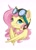 Size: 2066x2893 | Tagged: safe, artist:lailyren, imported from derpibooru, fluttershy, pegasus, pony, aviator goggles, aviator hat, blushing, bust, cute, ear fluff, female, goggles, hat, high res, mare, shyabetes, simple background, solo, wavy mouth, white background