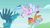 Size: 1280x720 | Tagged: safe, imported from derpibooru, screencap, gallus, ocellus, silverstream, smolder, changedling, changeling, dragon, griffon, hippogriff, school daze, dragoness, female