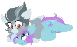 Size: 3000x1836 | Tagged: safe, artist:mediasmile666, imported from derpibooru, oc, oc only, pony, blushing, duo, looking at each other, simple background, transparent background