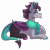 Size: 3200x3200 | Tagged: safe, artist:kikirdcz, imported from derpibooru, oc, oc only, oc:mirage, hybrid, pony, high res, horns, lying down, prone, simple background, solo, transparent background