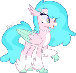 Size: 1543x1483 | Tagged: safe, artist:kurosawakuro, imported from derpibooru, oc, oc only, classical hippogriff, hippogriff, base used, female, simple background, solo, transparent background, two toned wings, wings