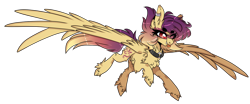 Size: 1280x530 | Tagged: safe, artist:sparky-boi, imported from derpibooru, oc, oc only, oc:sunrise skies, pegasus, pony, eye clipping through hair, female, mare, simple background, solo, transparent background