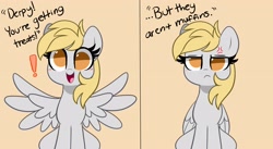 Size: 4096x2237 | Tagged: safe, artist:kittyrosie, imported from derpibooru, derpy hooves, pegasus, pony, angry, cross-popping veins, cute, derpabetes, derpy hooves is not amused, female, high res, looking at you, mare, no pupils, offscreen character, open mouth, solo, spread wings, this will not end well, unamused, wings
