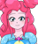 Size: 640x740 | Tagged: safe, artist:batipin, imported from derpibooru, pinkie pie, equestria girls, alternate hairstyle, bust, female, geode of sugar bombs, magical geodes, simple background, solo, transparent background, white background