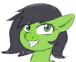 Size: 534x439 | Tagged: safe, oc, oc:filly anon, earth pony, pony, female, filly, simple background, smiling, white background