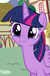 Size: 427x655 | Tagged: safe, edit, edited screencap, screencap, twilight sparkle, alicorn, pony, pinkie pride, cropped, crying, cute, female, looking at you, mare, sad, sadorable, solo, this saddens, twiabetes, twilight sparkle (alicorn)