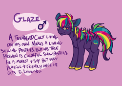 Size: 1700x1200 | Tagged: safe, artist:lavvythejackalope, imported from derpibooru, oc, oc only, earth pony, pony, earth pony oc, freckles, male, purple background, reference sheet, simple background, solo, stallion, unshorn fetlocks