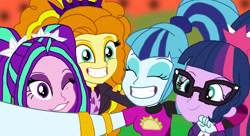 Size: 2656x1444 | Tagged: safe, artist:bigpurplemuppet99, imported from derpibooru, adagio dazzle, aria blaze, sci-twi, sonata dusk, twilight sparkle, equestria girls, equestria girls series, spoiler:eqg series (season 2), the dazzlings