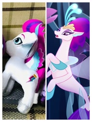 Size: 3106x4096 | Tagged: safe, imported from derpibooru, queen novo, zipp storm, pegasus, pony, seapony (g4), my little pony: the movie, comparison, female, g5, mare