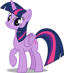 Size: 7041x8000 | Tagged: safe, artist:chrzanek97, imported from derpibooru, twilight sparkle, alicorn, pony, celestial advice, absurd resolution, female, mare, raised hoof, simple background, solo, transparent background, twilight sparkle (alicorn), vector