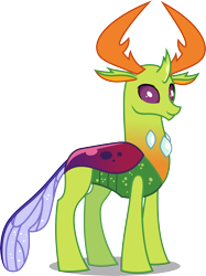 Size: 5982x8000 | Tagged: safe, artist:chrzanek97, imported from derpibooru, thorax, changedling, changeling, celestial advice, absurd resolution, king thorax, male, simple background, solo, transparent background, vector