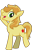 Size: 1170x1838 | Tagged: safe, artist:outlawedtofu, edit, imported from derpibooru, vector edit, braeburn, earth pony, pony, hatless, male, missing accessory, simple background, solo, stallion, transparent background, vector