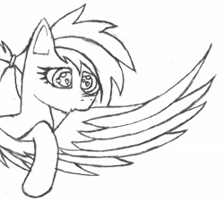 Size: 2488x2243 | Tagged: safe, artist:duskendraws, imported from derpibooru, oc, oc only, oc:verran, pegasus, pony, grooming, heart eyes, high res, male, monochrome, preening, simple background, sketch, solo, traditional art, trap, wingding eyes