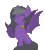 Size: 1800x2000 | Tagged: safe, artist:allyster-black, imported from derpibooru, oc, oc only, oc:augen, bat pony, pony, animated, bat pony oc, bat wings, clapping, collar, cute, eyes closed, female, gift art, solo, standing, wings