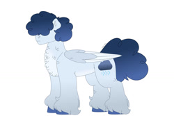 Size: 1280x854 | Tagged: safe, artist:itstechtock, imported from derpibooru, oc, oc only, oc:flash flood, pegasus, pony, male, offspring, parent:high winds, parent:sunny delivery, simple background, solo, stallion, white background