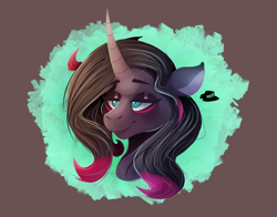 Size: 4200x3300 | Tagged: safe, artist:boxypop, artist:poxy_boxy, imported from derpibooru, oleander, classical unicorn, unicorn, them's fightin' herds, bedroom eyes, cloven hooves, community related, detailed, female, leonine tail, oleander (tfh), simple background, solo, unshorn fetlocks