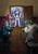 Size: 2894x4093 | Tagged: safe, artist:ami-gami, artist:amy-gamy, imported from derpibooru, princess celestia, roseluck, oc, oc:janet (fine print), oc:spark gap, alicorn, bat pony, earth pony, hippogriff, fanfic:fine print, bat pony oc, bat wings, hallway, high res, surprised, wings