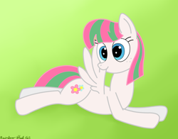 Size: 3492x2732 | Tagged: safe, artist:rainbowšpekgs, imported from derpibooru, blossomforth, pegasus, pony, adoraforth, cute, female, freckles, grooming, high res, lying, lying down, preening, prone, simple background, solo, wings