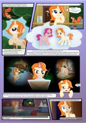 Size: 717x1032 | Tagged: safe, imported from derpibooru, oc, oc:delusive rose, oc:lily brush, comic:equinopolis tales: rose and lily, comic, translate