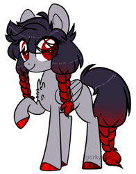 Size: 395x504 | Tagged: safe, artist:sparky-boi, imported from derpibooru, oc, oc only, oc:pyralis, pegasus, pony, female, mare, raised hoof, simple background, solo, transparent background