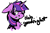 Size: 499x332 | Tagged: safe, artist:anonymous, twilight sparkle, pony, unicorn, aggie.io, female, gritted teeth, growling, horn, mare, simple background, solo, text, unicorn twilight