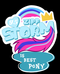 Size: 907x1119 | Tagged: safe, artist:melonmilk, edit, imported from derpibooru, zipp storm, best pony, best pony logo, g5, logo, logo edit, my little pony logo, my little pony: a new generation, text