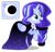 Size: 1280x1219 | Tagged: safe, artist:star-gaze-pony, imported from derpibooru, oc, oc only, oc:midnight raven, alicorn, pony, cloak, clothes, female, mare, simple background, solo, transparent background