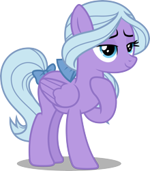 Size: 7024x8000 | Tagged: safe, artist:chrzanek97, imported from derpibooru, fond feather, pegasus, pony, absurd resolution, background pony, female, lidded eyes, mare, raised hoof, simple background, solo, transparent background, vector