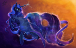 Size: 8600x5400 | Tagged: safe, artist:teridax63, imported from derpibooru, princess luna, alicorn, pony, absurd file size, absurd resolution, female, mare, solo