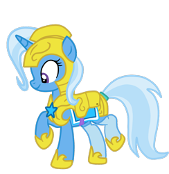 Size: 1016x1041 | Tagged: safe, artist:gmaplay, imported from derpibooru, trixie, pony, unicorn, armor, clothes, female, guardsmare, mare, royal guard, royal mare, simple background, socks, solo, transparent background