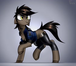 Size: 3900x3385 | Tagged: safe, artist:fenixdust, oc, oc only, pony, unicorn, clothes, dock, simple background