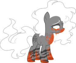 Size: 2842x2355 | Tagged: safe, artist:kurosawakuro, imported from derpibooru, oc, oc only, earth pony, pony, base used, female, glowing eyes, high res, mare, simple background, solo, transparent background