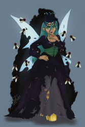 Size: 1181x1772 | Tagged: safe, artist:shacy's pagelings, imported from derpibooru, queen chrysalis, changeling, changeling queen, human, female, humanized