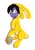 Size: 2480x3508 | Tagged: safe, artist:ardilya, imported from derpibooru, oc, oc only, oc:nightshade, earth pony, pony, animal costume, bunny costume, clothes, commission, costume, digital art, easter, easter bunny, easter egg, high res, holiday, looking at you, simple background, solo, ych result, your character here
