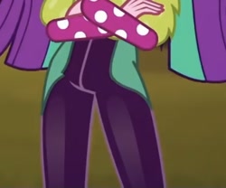 Size: 412x343 | Tagged: safe, imported from derpibooru, screencap, aria blaze, equestria girls, equestria girls series, sunset's backstage pass!, spoiler:eqg series (season 2), crotch shot