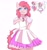 Size: 1916x2048 | Tagged: safe, artist:yukiyume_b, imported from derpibooru, pinkie pie, apron, bipedal, clothes, cute, dress, meme, simple background, trollface, white background