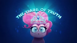Size: 1671x937 | Tagged: safe, imported from derpibooru, screencap, pinkie pie, my little pony: pony life, spoiler:pony life s02e06, the tiara of truth, title card