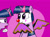 Size: 1890x1417 | Tagged: safe, artist:twi clown, imported from derpibooru, twilight sparkle, oc, oc:twi clown, alicorn, unicorn, april fools 2021, bowtie, cardboard, cardboard wings, clone, clown, clown nose, fake wings, grooming, preening, red nose, tape, there was an attempt, twilight sparkle (alicorn), you're doing it wrong