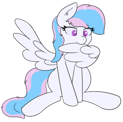 Size: 2119x2093 | Tagged: safe, artist:eyeburn, imported from derpibooru, oc, oc only, oc:starburn, pegasus, pony, female, grooming, high res, mare, nom, preening, simple background, sitting, solo, transparent background