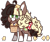 Size: 2070x1725 | Tagged: safe, alternate version, artist:jetjetj, imported from derpibooru, part of a set, oc, oc only, oc:orchard blossom, earth pony, pony, basket, chick, commission, easter egg, female, mare, mouth hold, simple background, solo, transparent background, ych result