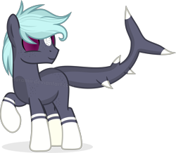 Size: 8004x6972 | Tagged: safe, artist:suramii, imported from derpibooru, oc, oc only, oc:pacific wave, original species, shark, shark pony, absurd resolution, male, raised hoof, simple background, solo, transparent background, vector