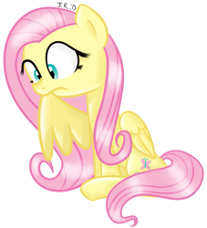 Size: 815x897 | Tagged: safe, artist:technoponywardrobe, derpibooru exclusive, imported from derpibooru, fluttershy, pegasus, pony, digital art, female, grooming, mare, paint tool sai, preening, shading, simple background, sitting, white background, wings