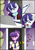 Size: 2971x4200 | Tagged: safe, artist:caoscore, imported from derpibooru, rarity, suri polomare, anthro, comic:luscious pleasure, coffee mug, comic, crystal, drawing, female, lesbian, mug, shipping, surity, yawn