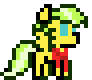 Size: 92x80 | Tagged: safe, artist:cammy, imported from ponybooru, animated, clothes, dancing, pixel art, scarf